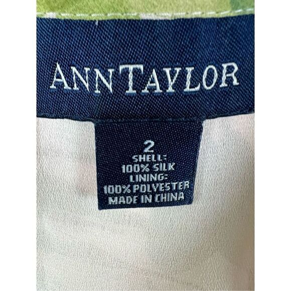 Ann Taylor Strappy Floral‎ Wrap Top 100% silk - Picture 2 of 5